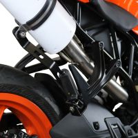 GPR pot echappement compatible avec  Ktm Rc 125 2017-2020, Furore Evo4 Nero, Échappement légal, homologué,silencieux avec catalyseur, db killer amovible et tuyau de liaison spécifique 