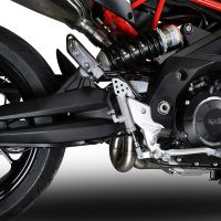 GPR pot echappement compatible avec  Aprilia Dorsoduro 900 2017-2020, Decatalizzatore, Suppresseur de cataliseu, décatalyseurr, article sans homologation 