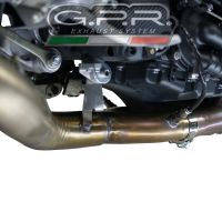 GPR pot echappement compatible avec  Yamaha Mt-10 2016-2024, M3 Inox , Pot échappement homologué et légal, silencieux avec mi-collecteur, db killer amovible et catalyseur 