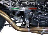 GPR pot echappement compatible avec  Yamaha Mt-10 2016-2024, M3 Inox , Pot échappement homologué et légal, silencieux avec mi-collecteur, db killer amovible et catalyseur 