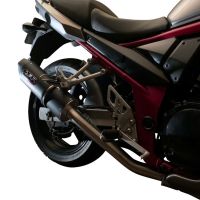 GPR pot echappement compatible avec  Suzuki Gsf 1200 Bandit - S  2005-2006, Furore Poppy, Échappement légal, homologué,silencieux avec db killer amovible et tuyau de liaison spécifique 