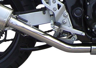 GPR pot echappement compatible avec  Suzuki Gsf 1200 Bandit - S 1997-2004, Gpe Ann. Poppy, Échappement légal, homologué,silencieux avec db killer amovible et tuyau de liaison spécifique 