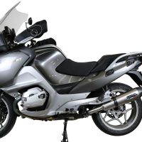 GPR pot echappement compatible avec  Bmw R 1200 Rt 2009-2013, Gpe Ann. titanium, Échappement légal, homologué,silencieux avec db killer amovible et tuyau de liaison spécifique 