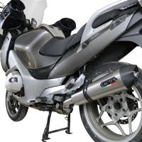 GPR pot echappement compatible avec  Bmw R 1200 Rt 2009-2013, Gpe Ann. titanium, Échappement légal, homologué,silencieux avec db killer amovible et tuyau de liaison spécifique 