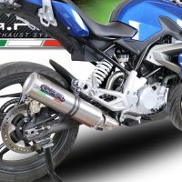 GPR pot echappement compatible avec  Bmw G 310 R 2022-2024, M3 Inox , Homologué et légal, système d'échappement complet avec catalyseur et db killer amovible 