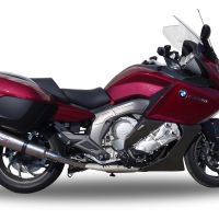 GPR pot echappement compatible avec  Bmw K 1600 Gt 2017-2021, GP Evo4 Titanium, Paire de pot d'échappement homologuées, livrées avec db killer amovible et raccords spécifiques 