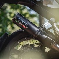 GPR pot echappement compatible avec  Bmw R 1250 Gs -Adventure 2019-2020, M3 Black Titanium, Échappement légal, homologué,silencieux avec db killer amovible et tuyau de liaison spécifique 