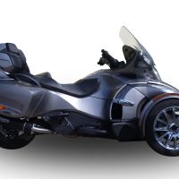 GPR pot echappement compatible avec  Can Am Spyder 1000 Rs -RSs  2013-2016, Furore Poppy, Échappement légal, homologué,silencieux avec db killer amovible et tuyau de liaison spécifique 