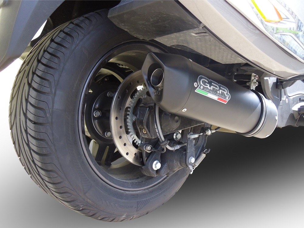 GPR pot echappement compatible avec  Can Am Spyder 1000 Gs 2007-2009, Furore Poppy, Échappement légal, homologué,silencieux avec catalyseur, db killer amovible et tuyau de liaison spécifique 