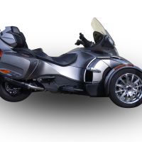 GPR pot echappement compatible avec  Can Am Spyder 1000 St -Sts 2013-2016, Gpe Ann. Poppy, Échappement légal, homologué,silencieux avec db killer amovible et tuyau de liaison spécifique 