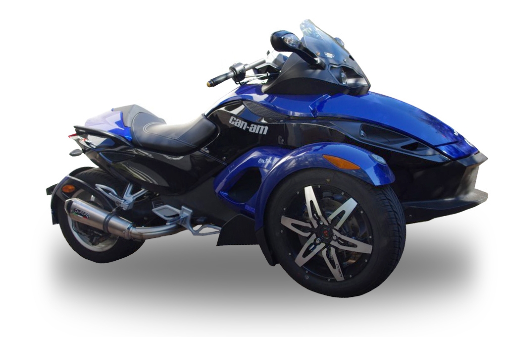 GPR pot echappement compatible avec  Can Am Spyder 1000 Gs 2007-2009, Gpe Ann. titanium, Échappement légal, homologué,silencieux avec db killer amovible et tuyau de liaison spécifique 