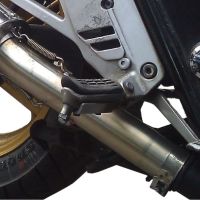 GPR pot echappement compatible avec  Honda Cb 500 - S 1993-2005, Satinox , Échappement légal, homologué,silencieux avec db killer amovible et tuyau de liaison spécifique 