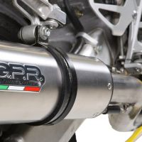 GPR pot echappement compatible avec  Honda Cbr 600 F - Sport  2001-2007, Gpe Ann. Poppy, Échappement légal, homologué,silencieux avec db killer amovible et tuyau de liaison spécifique 