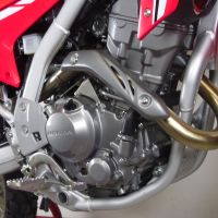 GPR pot echappement compatible avec  Honda Crf 250 L  2013-2016, Albus Ceramic, Pot échappement complet, non légal pour les pays de l'UE, avec db killer amovible 