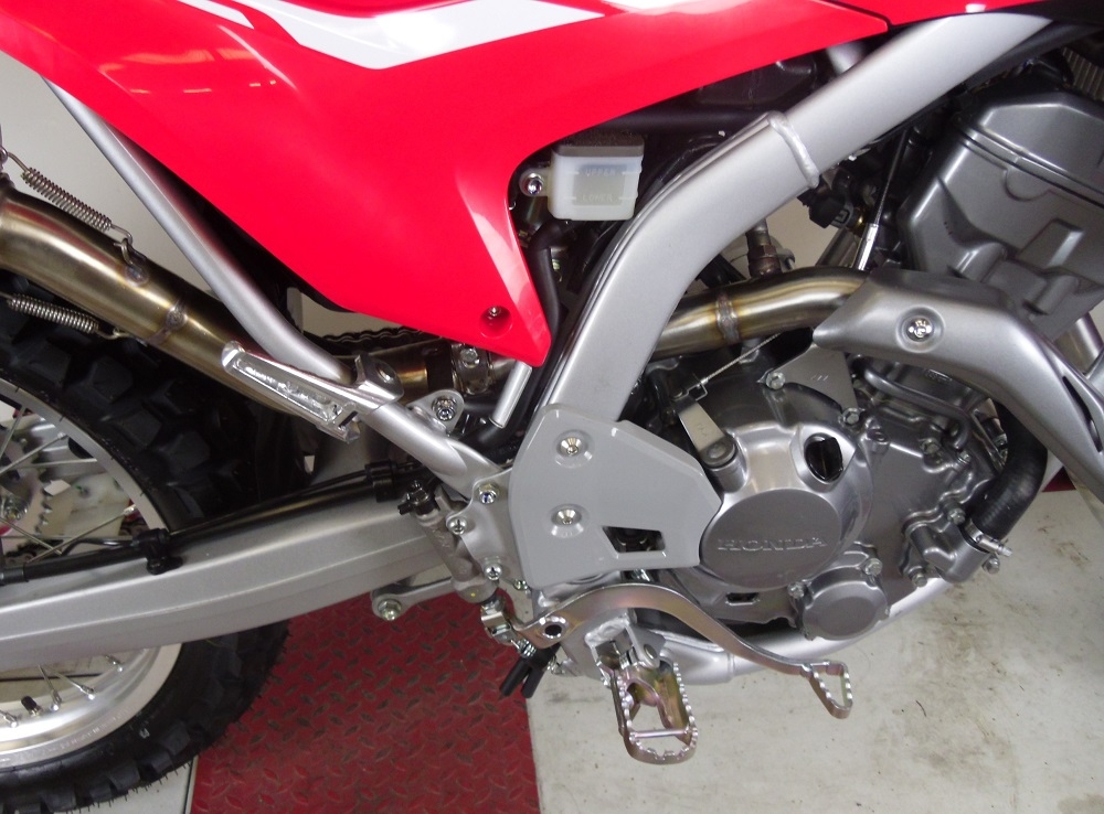 GPR pot echappement compatible avec  Honda Crf 250 L  2013-2016, Albus Ceramic, Pot échappement complet, non légal pour les pays de l'UE, avec db killer amovible 