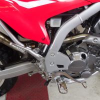 GPR pot echappement compatible avec  Honda Crf 250 L  2013-2016, Albus Ceramic, Pot échappement complet, non légal pour les pays de l'UE, avec db killer amovible 