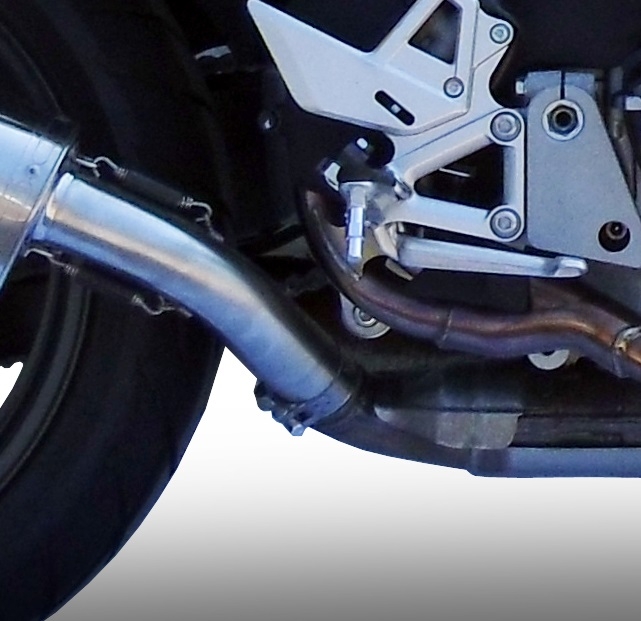 GPR pot echappement compatible avec  Honda Vfr 800 X Crossrunner 800  2011-2014, Powercone Evo, Échappement légal, homologué,silencieux avec db killer amovible et tuyau de liaison spécifique 