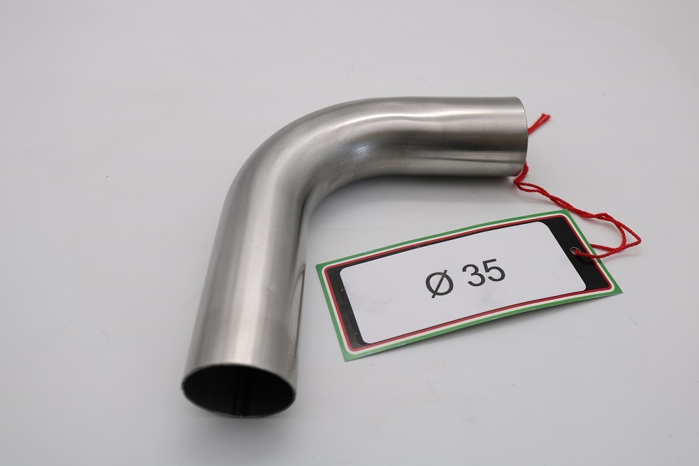 GPR pot echappement compatible avec  Cafè Racer Cafè Racer 1980-2021, Curva inox - Inox Curve Diam 35, Curve Diam.35 