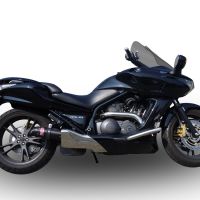 GPR pot echappement compatible avec  Honda Dn-01 2008-2010, Furore Poppy, Échappement légal, homologué,silencieux avec db killer amovible et tuyau de liaison spécifique 