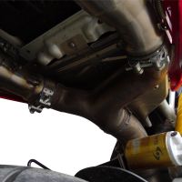 GPR pot echappement compatible avec  Aprilia Dorsoduro 1200 2011-2016, GP Evo4 Titanium, Paire de pot d'échappement homologuées, livrées avec db killer amovible et raccords spécifiques 