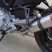 GPR pot echappement compatible avec  Bmw F 800 -S -ST 2006-2011, Gpe Ann. titanium, Échappement légal, homologué,silencieux avec catalyseur, db killer amovible et tuyau de liaison spécifique 