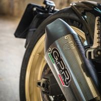 GPR pot echappement compatible avec  Ducati Scrambler 800  2015-2016, Gpe Ann. Poppy, Échappement légal, homologué,silencieux avec catalyseur, db killer amovible et tuyau de liaison spécifique 