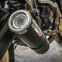 GPR pot echappement compatible avec  Ducati Scrambler 800  2015-2016, M3 Black Titanium, Échappement légal, homologué,silencieux avec db killer amovible et tuyau de liaison spécifique 