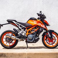 GPR pot echappement compatible avec  Ktm Rc 390 2017-2020, M3 Inox , Échappement légal, homologué,silencieux avec db killer amovible et tuyau de liaison spécifique 