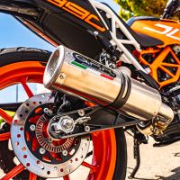 GPR pot echappement compatible avec  Ktm Rc 390 2017-2020, M3 Inox , Échappement légal, homologué,silencieux avec db killer amovible et tuyau de liaison spécifique 