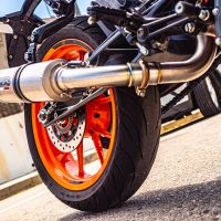 GPR pot echappement compatible avec  Ktm Rc 390 2017-2020, M3 Inox , Échappement légal, homologué,silencieux avec db killer amovible et tuyau de liaison spécifique 