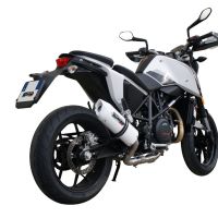 GPR pot echappement compatible avec  Ktm Duke 690 2012-2016, Albus Evo4, Échappement légal, homologué,silencieux avec db killer amovible et tuyau de liaison spécifique 