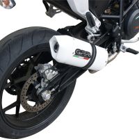 GPR pot echappement compatible avec  Ktm Duke 690 2012-2016, Albus Evo4, Échappement légal, homologué,silencieux avec db killer amovible et tuyau de liaison spécifique 