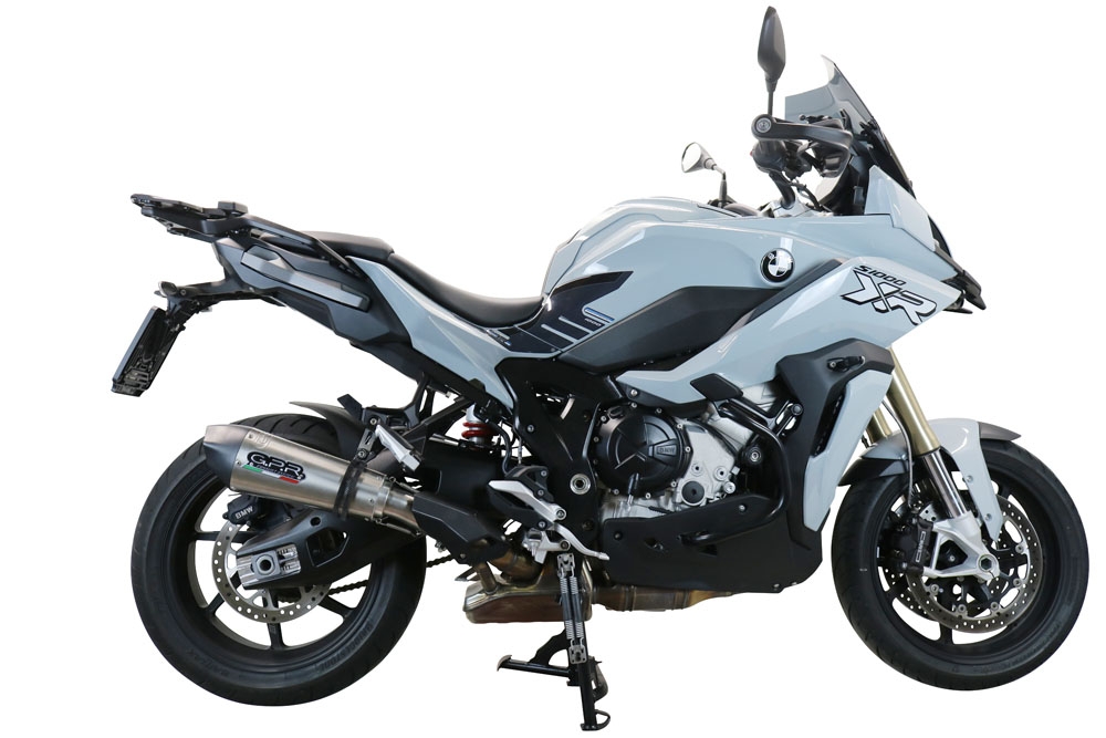 GPR pot echappement compatible avec  Bmw S 1000 XR -M  2020-2024, Gpe Ann. titanium, Pot échappement racing, avec les tuyaux de liaison, article sans homologation 