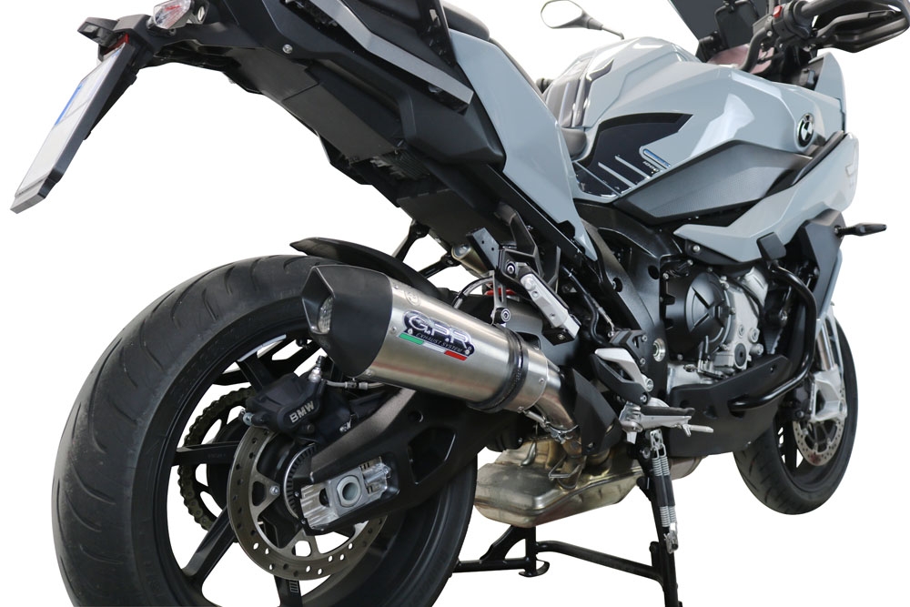 GPR pot echappement compatible avec  Bmw S 1000 XR -M  2020-2024, Gpe Ann. titanium, Pot échappement racing, avec les tuyaux de liaison, article sans homologation 