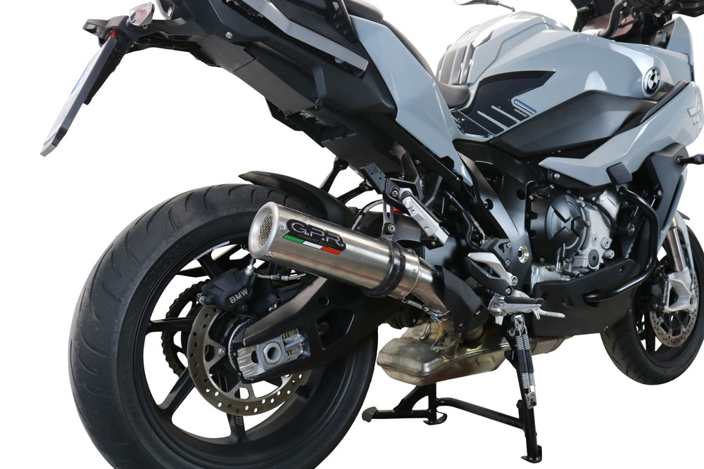 GPR pot echappement compatible avec  Bmw S 1000 XR -M  2020-2024, M3 Inox , Pot échappement racing, avec les tuyaux de liaison, article sans homologation 