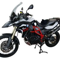 GPR pot echappement compatible avec  Bmw F 800 GS Adventure 2016-2018, GP Evo4 Black Titanium, Échappement légal, homologué,silencieux avec db killer amovible et tuyau de liaison spécifique 