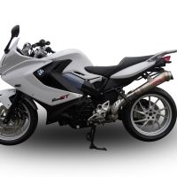 GPR pot echappement compatible avec  Bmw F 800 Gt 2017-2019, Powercone Evo, Échappement légal, homologué,silencieux avec db killer amovible et tuyau de liaison spécifique 