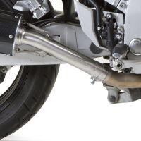 GPR pot echappement compatible avec  Yamaha Fjr 1300 2006-2016, Gpe Ann. titanium, Paire de pot d'échappement homologuées, livrées avec db killer amovible, catalyseurs et raccords spécifiques 