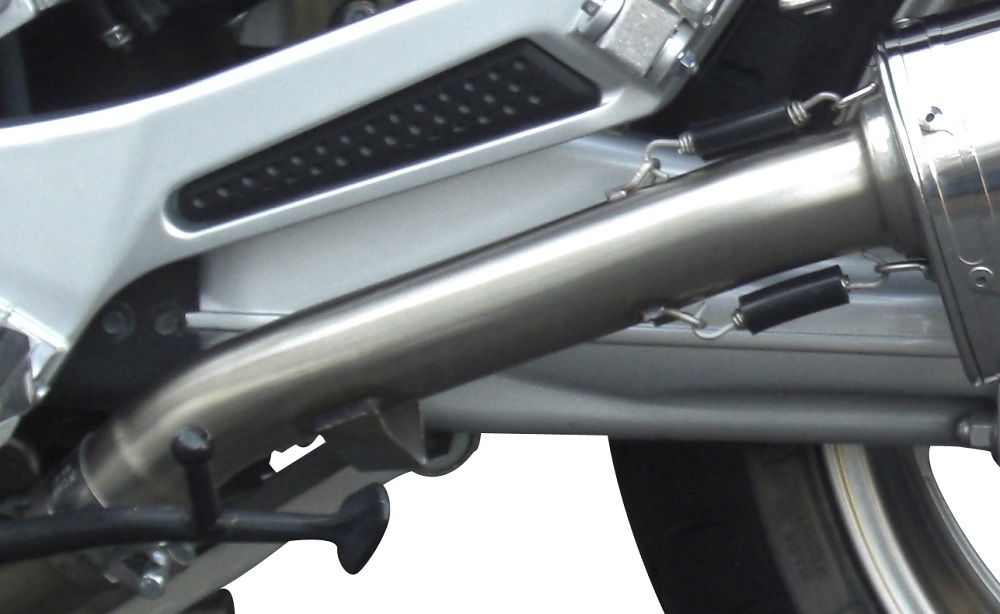 GPR pot echappement compatible avec  Yamaha Fjr 1300 2006-2016, Gpe Ann. titanium, Paire de pot d'échappement homologuées, livrées avec db killer amovible, catalyseurs et raccords spécifiques 