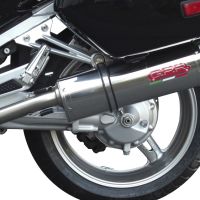 GPR pot echappement compatible avec  Yamaha Fjr 1300 2017-2020, Trioval, Paire de pot d'échappement homologuées, livrées avec db killer amovible, catalyseurs et raccords spécifiques 