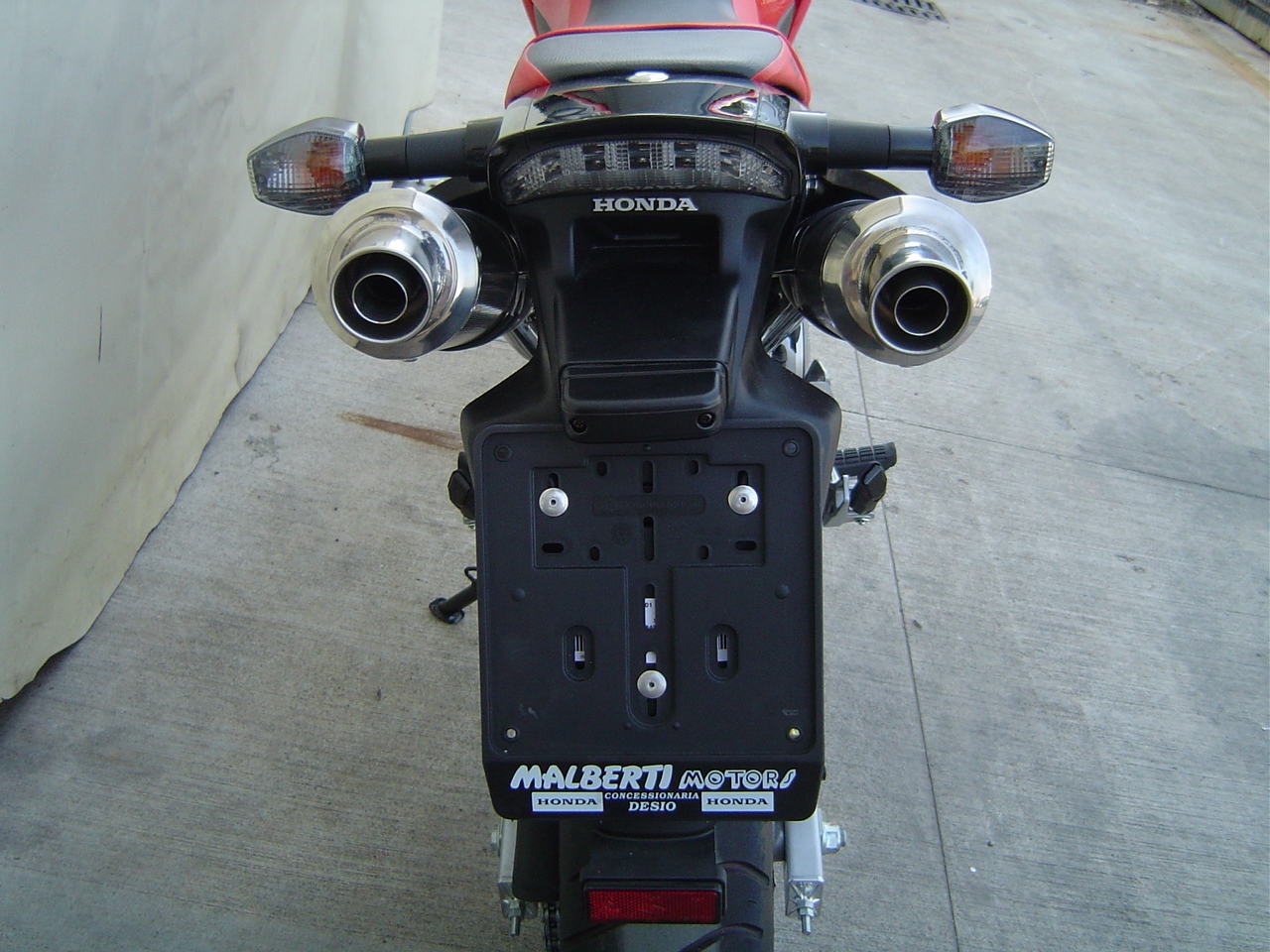 GPR pot echappement compatible avec  Honda Fmx 650 2005-2008, Inox Tondo, Paire de pot d'échappement homologuées, livrées avec db killer amovible, catalyseurs et raccords spécifiques 