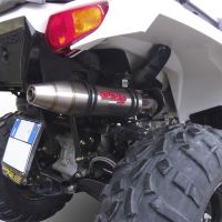 GPR pot echappement compatible avec  Polaris Sportsman 850 H.O. / EPS / SP 2009-2016, Deeptone Atv, Échappement légal, homologué,silencieux avec db killer amovible et tuyau de liaison spécifique 