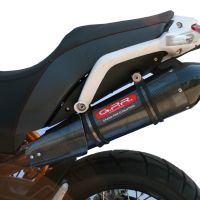 GPR pot echappement compatible avec  Moto Morini Gran passo 1200 2008-2011, Gpe Ann. Poppy, Échappement légal, homologué,silencieux avec db killer amovible et tuyau de liaison spécifique 