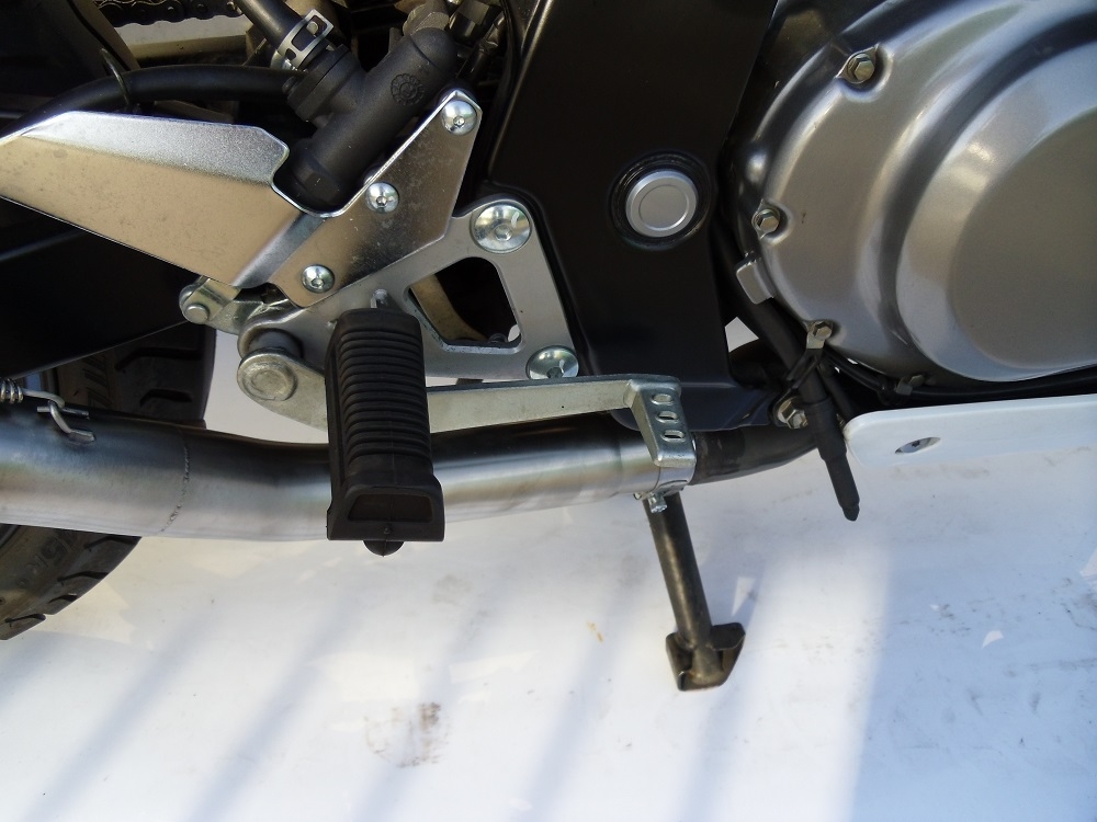 GPR pot echappement compatible avec  Suzuki Gs 500 E - F  1989-2007, Satinox , Échappement légal, homologué,silencieux avec db killer amovible et tuyau de liaison spécifique 