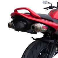 GPR pot echappement compatible avec  Suzuki Gsr 600 2006-2011, Deeptone Inox, Paire de pot d'échappement homologuées, livrées avec db killer amovible et raccords spécifiques 