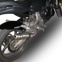 GPR pot echappement compatible avec  Honda Hornet Cb 600 F 2007-2014, Deeptone Inox, Échappement légal, homologué,silencieux avec db killer amovible et tuyau de liaison spécifique 