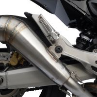 GPR pot echappement compatible avec  Honda Cbr 600 F 2011-2014, Powercone Evo, Échappement légal, homologué,silencieux avec db killer amovible et tuyau de liaison spécifique 