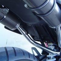 GPR pot echappement compatible avec  Honda Fmx 650 2005-2008, Inox Tondo, Paire de pot d'échappement homologuées, livrées avec db killer amovible, catalyseurs et raccords spécifiques 