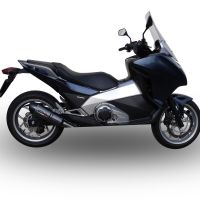 GPR pot echappement compatible avec  Honda Integra 700 2012-2013, Gpe Ann. Poppy, Échappement légal, homologué,silencieux avec db killer amovible et tuyau de liaison spécifique 