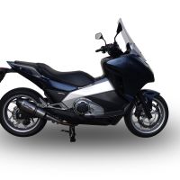 GPR pot echappement compatible avec  Honda Integra 700 2012-2013, Gpe Ann. titanium, Échappement légal, homologué,silencieux avec db killer amovible et tuyau de liaison spécifique 